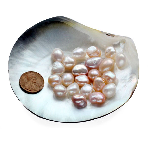 1 Strand 10-11mm Freshwater Broque Pearl Beads,fresh Water Pearl