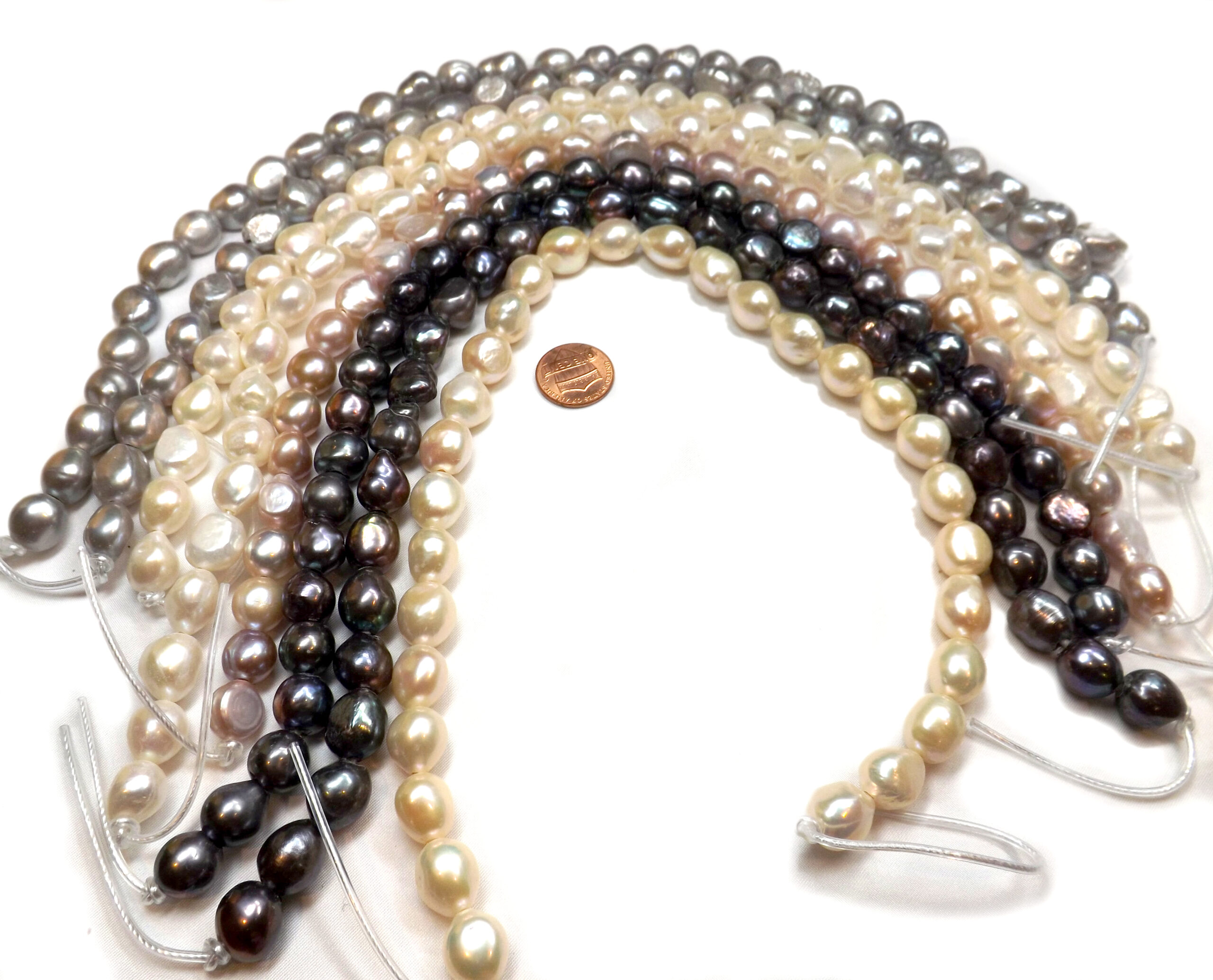 12-13mm Freshwater Pearls, Undrilled Pearls, Natural Pearls, No