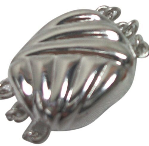 Large Sized 925 Sterling Silver Brooch as a Necklace Center Piece