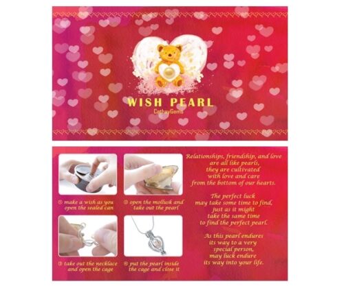 Wish Pearl Gift Set Red/Bear Box