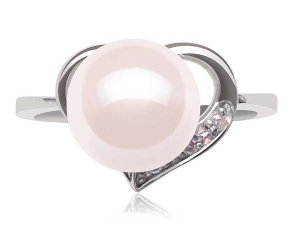 Women Pearl Ring Design White Gold| Alibaba.com